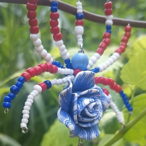 Patriotic Spider Ornament - Picture 6 of 6